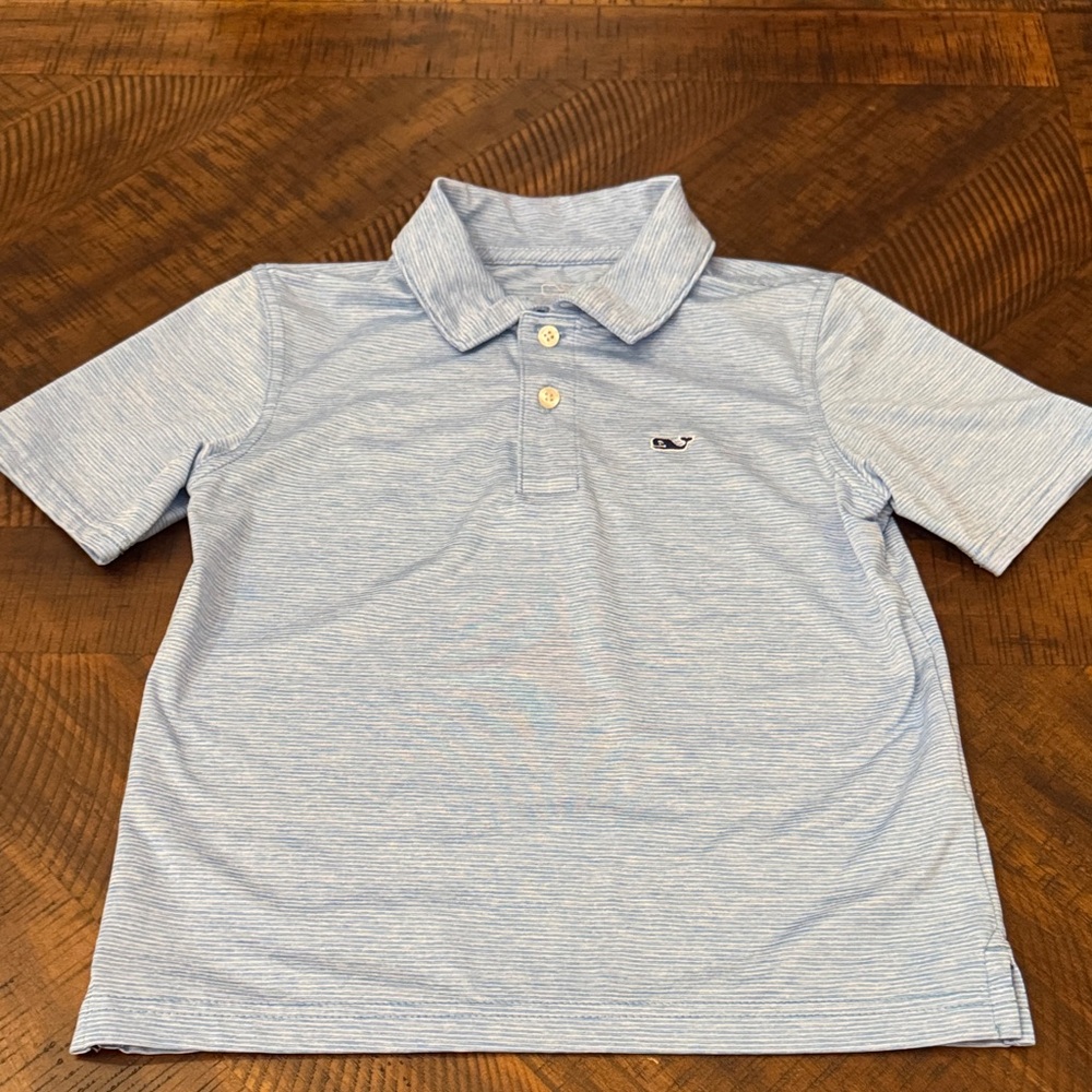 Vineyard Vines Kids Light Blue Polo Shirt